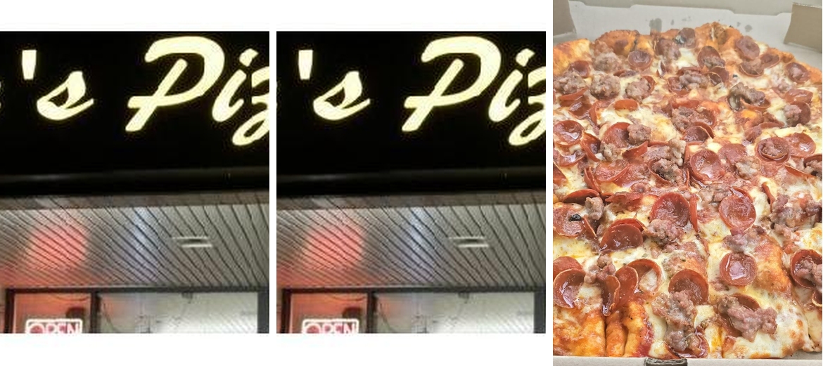 Joe's Pizza Menu
