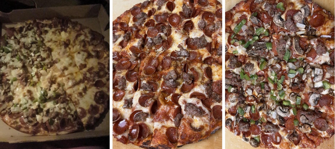 Joe's Pizza Menu